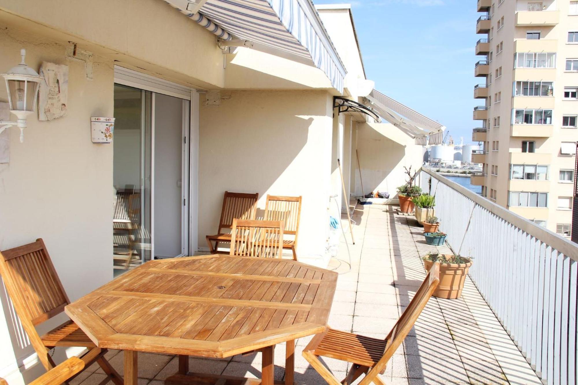 Sete - Bel Appartement 4 Etoiles Avec Terrasse Vue Saint Clair - Plein Centre - Garage Exteriör bild